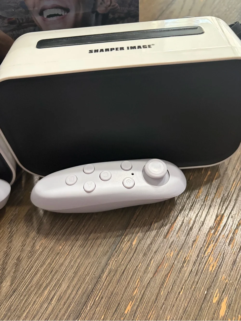 Sharper Image White and Black VR Headset with Controller - Pack of 2